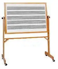 Standard Reversible Marker Boards with Staves