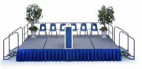Transfold Adjustable Height Portable Stages